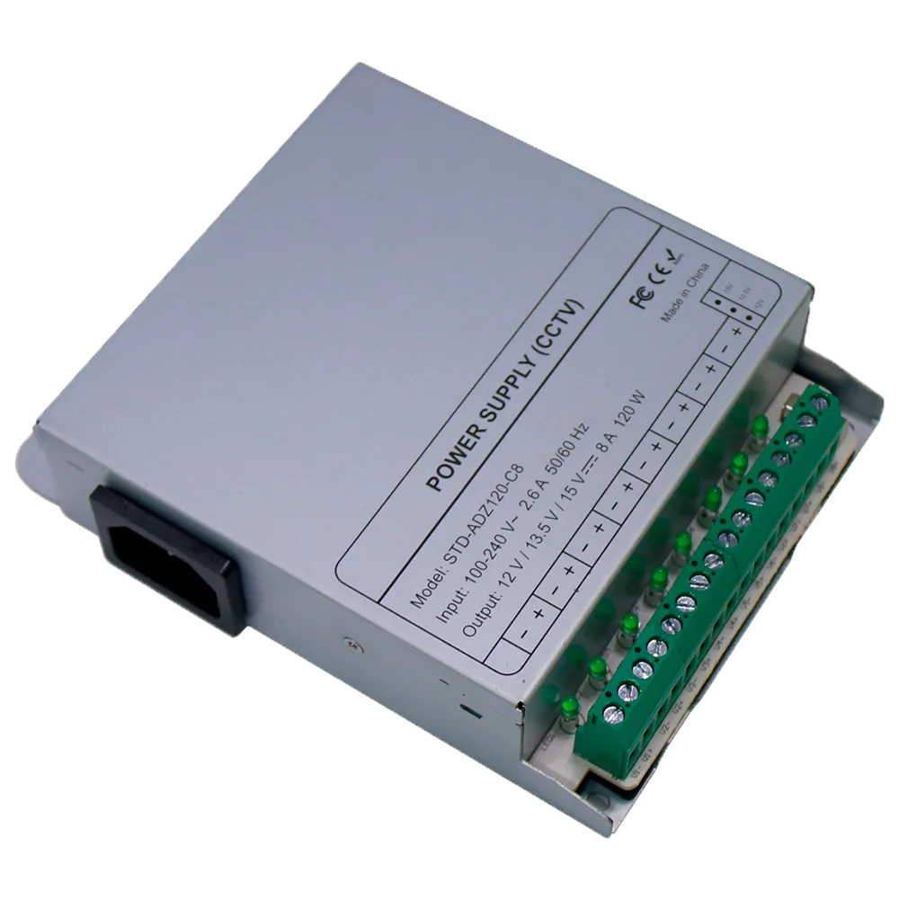 Fuente Conmutada DC12V10A-8-DIN 12V 120W Carril DIN