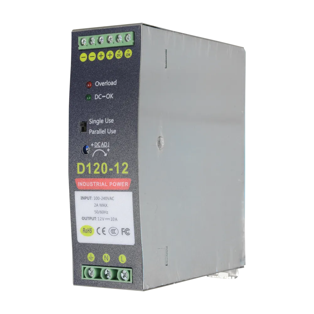 Fuente Alimentación DC12V10A-DIN 12V 120W Carril DIN