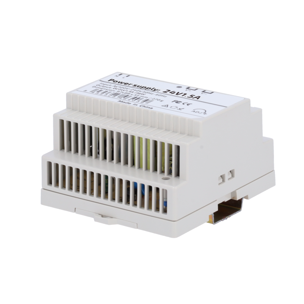 DC24V1A5-DIN-P – Fuente conmutada 24V 36 W