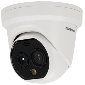 Cámara DS-2TD1228-7/QA con medición de temperatura - HIKVISION