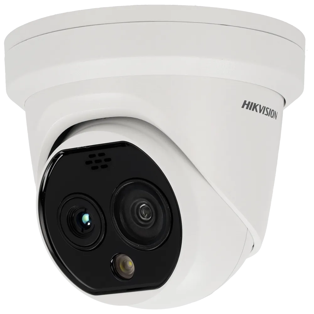 Cámara DS-2TD1228-7/QA HIKVISION Térmica Medición Temperatura