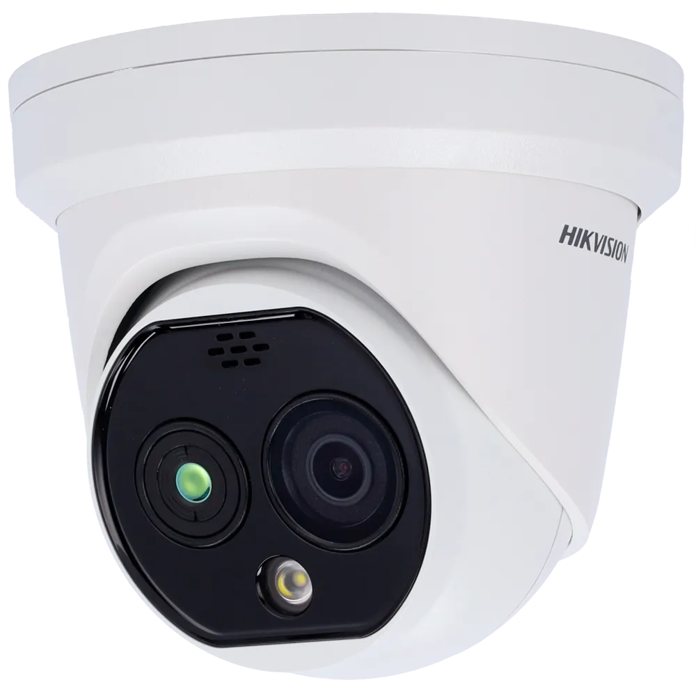 Cámara Térmica HIKVISION DS-2TD1228T-3/QA(B) Medición Temperatura
