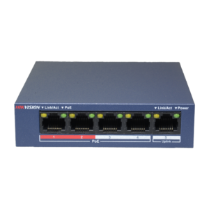 HIKVISION - DS-3E0105P-E/M(B) - Switch 4P Gigabit PoE No gestionable