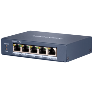 HIKVISION - DS-3E0505HP-E - Switch 5P Gigabit PoE No gestionable SFP
