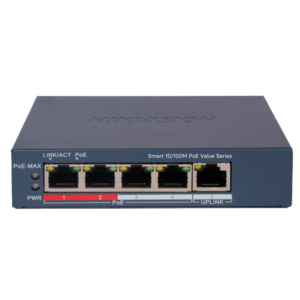 HIKVISION - DS-3E1105P-EIV2 - Switch 4P Gigabit PoE Gestionable