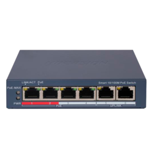 HIKVISION - DS-3E1106P-EI - Switch 4P Gigabit PoE Gestionable
