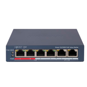 HIKVISION - DS-3E1106P-EI/M - Switch 4P Gigabit PoE Gestionable