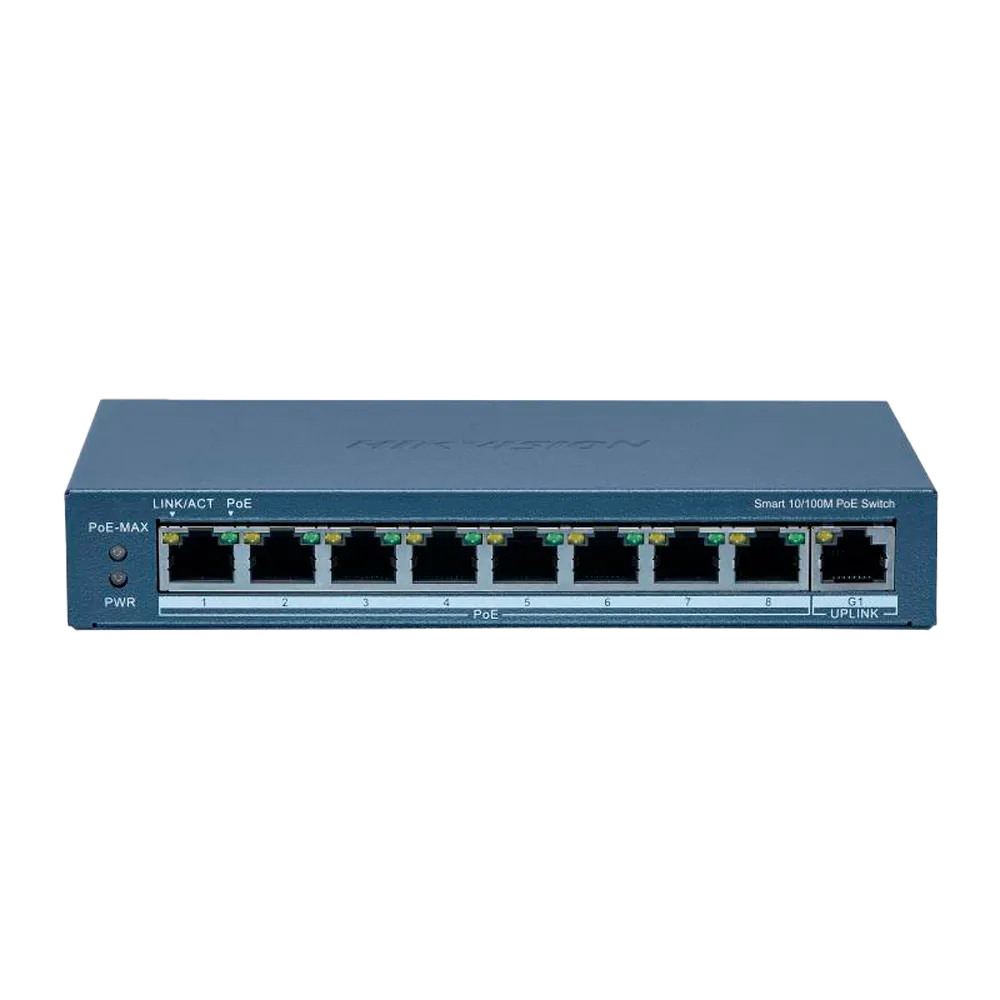 Switch Gigabit PoE HIKVISION DS-3E1309P-EI 8 Puertos