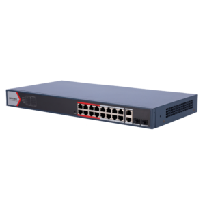 HIKVISION - DS-3E1318P-EI(B) - Switch 16P Gigabit PoE Gestionable SFP