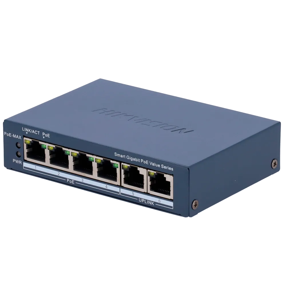 Switch Gigabit PoE Gestionable HIKVISION DS-3E1506P-EI/M