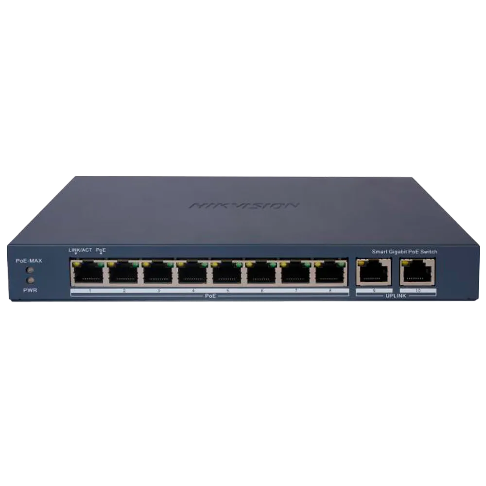 Switch Gigabit PoE Gestionable HIKVISION DS-3E1510P-EIV2
