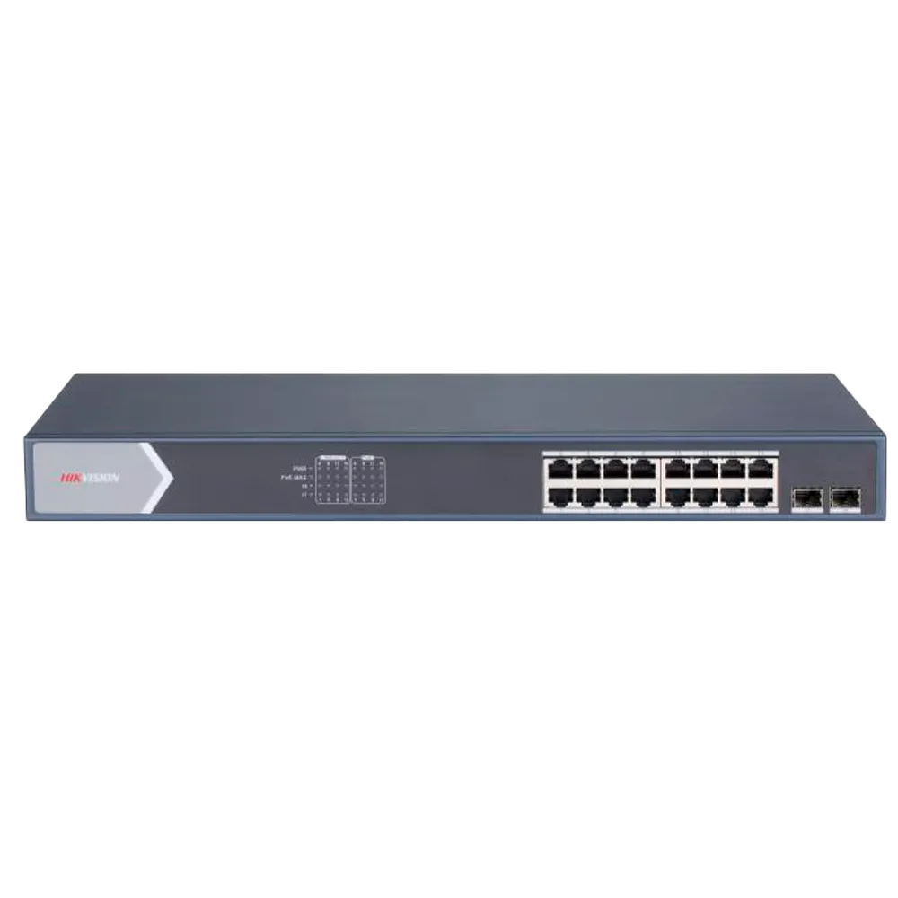 Switch Gigabit PoE 16P Gestionable HIKVISION DS-3E1518P-SI