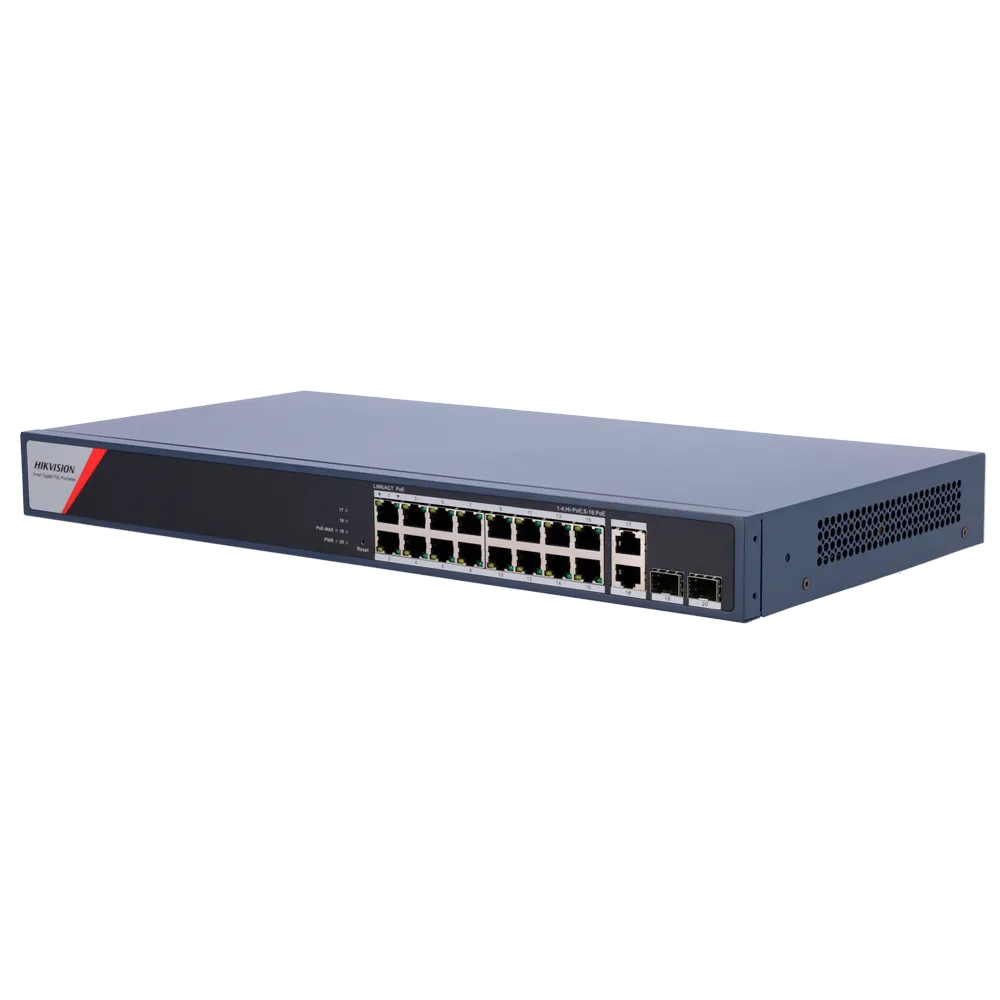 Switch PoE Gestionable HIKVISION DS-3E1520HP-SI 16 Puertos