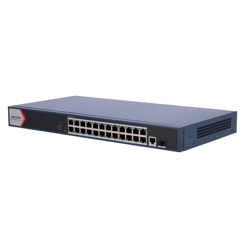 Switch Gestionable 24 Puertos PoE Gigabit DS-3E1526P-EI/M