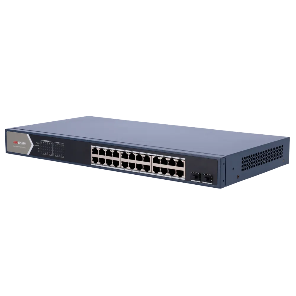 Switch Gigabit PoE 24P Hikvision DS-3E1526P-SI Gestionable