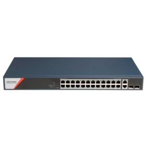 HIKVISION - DS-3E1528HP-SI-24P2T2F - Switch 24P Gigabit PoE Gestionable SFP