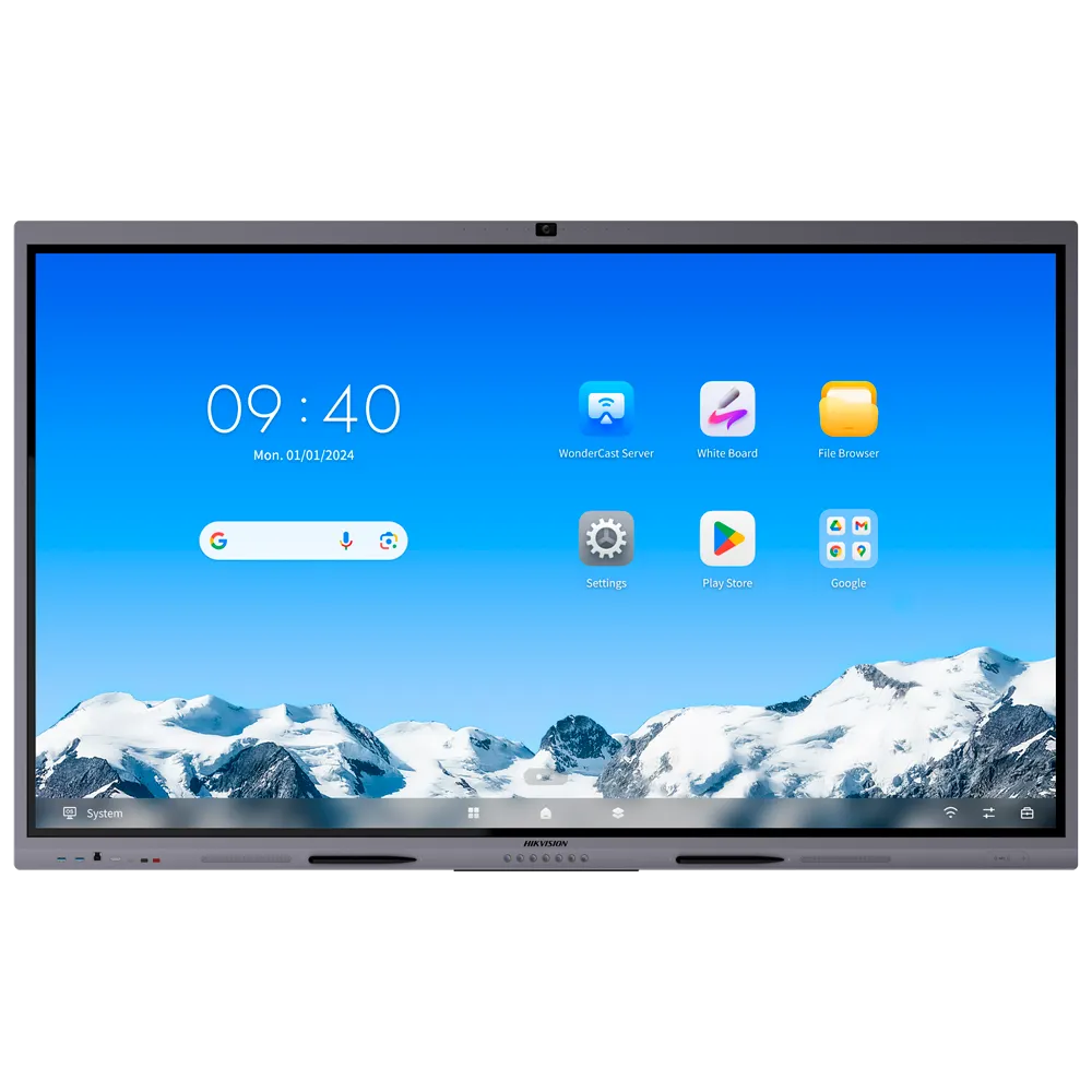 Pantalla Interactiva 65" 4K Hikvision DS-D5C65RB/B2L