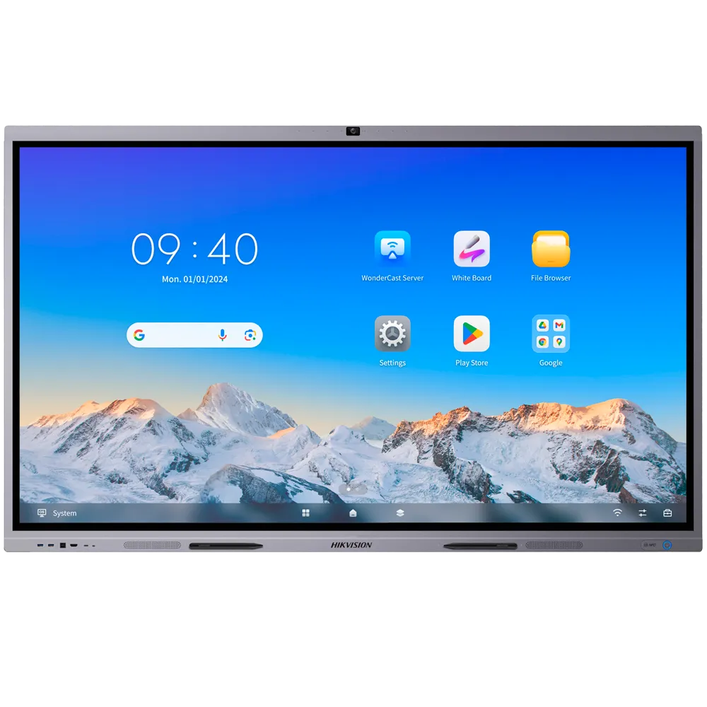 Pantalla Interactiva 98" 4K UHD Hikvision DS-D5C98RB/B(EDLA)