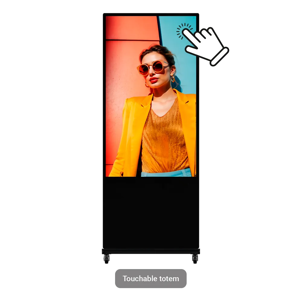 Pantalla Digital Signage 55" 4K UHD Hikvision DS-D6055UT-D/S