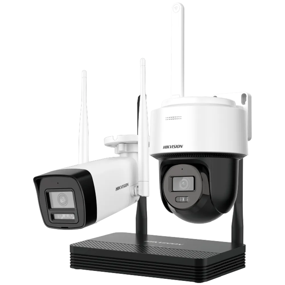 Kit CCTV WiFi Hikvision DS-J142I/NKS424W03H Domo PTZ 4MP