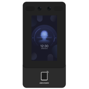 Control de acceso y presencia IP65 - Facial, huella, tarjeta MF, QR y PIN - Marca Hikvision
