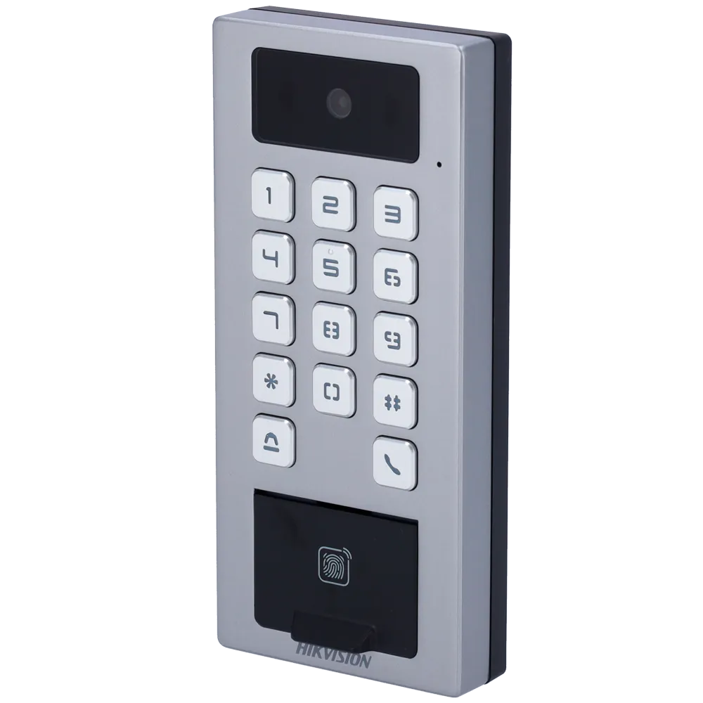 Control Acceso Hikvision DS-K1T502DBFWX-C IP65 Huella QR