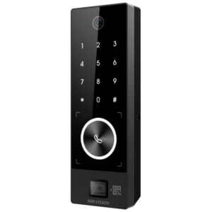 Control de acceso PoE IP65 - Facial, tarjeta MF, QR dinámico y PIN - Marca Hikvision