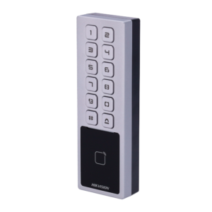 Control de acceso IP65 IK08 - Tarjeta EM y PIN - 3.000 usuarios | 100.000 registros - Marca Hikvision