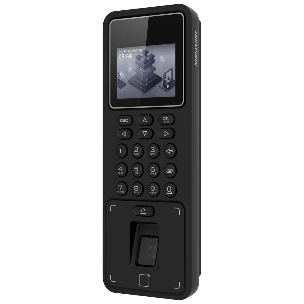 Control Acceso Hikvision DS-K1T808EFWX Huella Tarjeta PIN