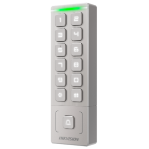Control de acceso IP65 - Tarjeta EM y PIN - 1.000 usuarios - Marca Hikvision