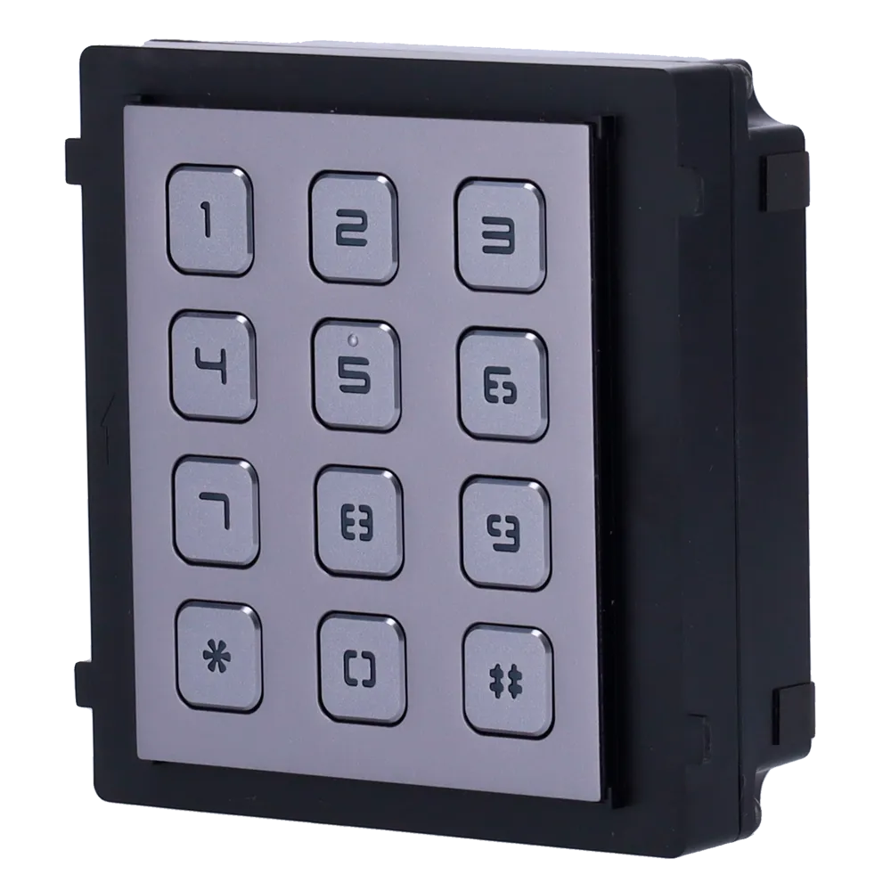 Placa Videoportero Hikvision DS-KD-KP con Teclado PIN