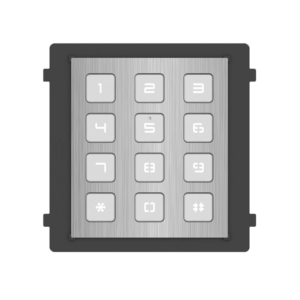 Placa videoportero - Hikvision - sin WiFi, sin PoE - IP65 - Acceso PIN/Teclado - Ref. DS-KD-KP/S