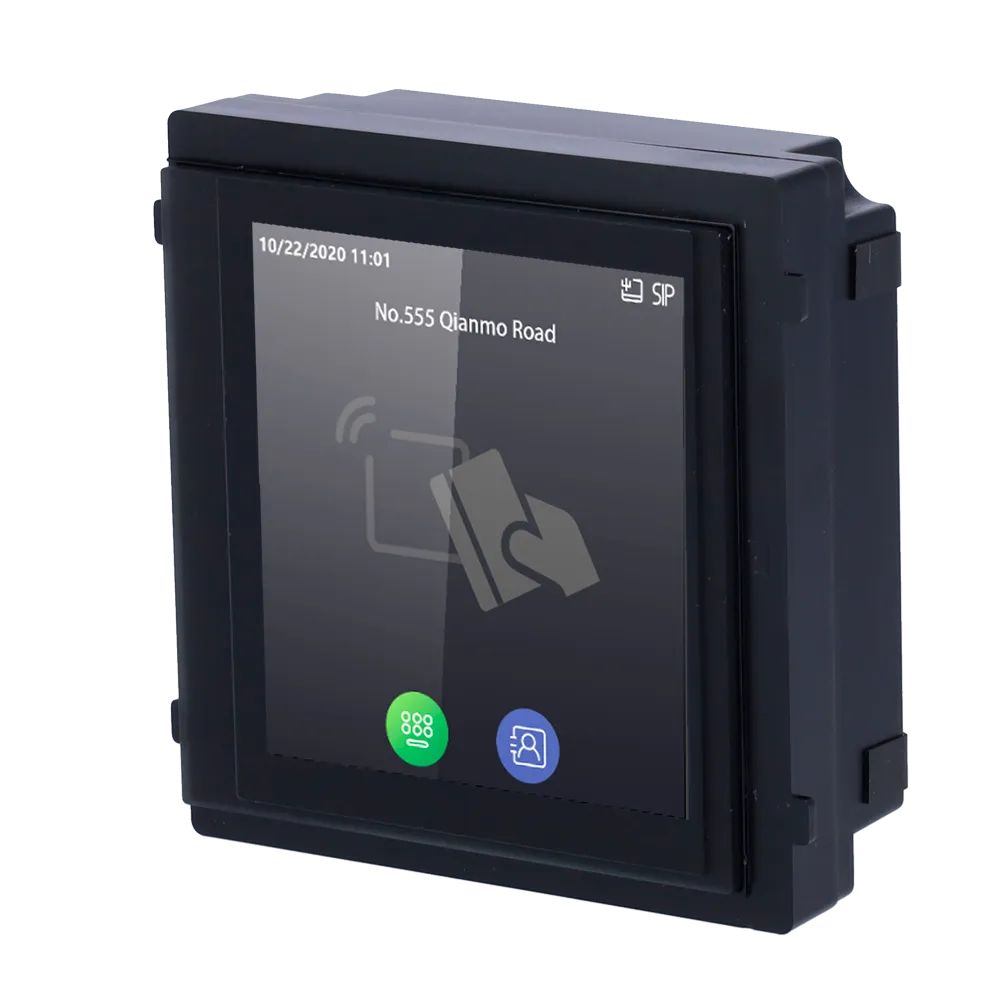 Placa Videoportero Hikvision DS-KD-TDM MIFARE IP65 IK08