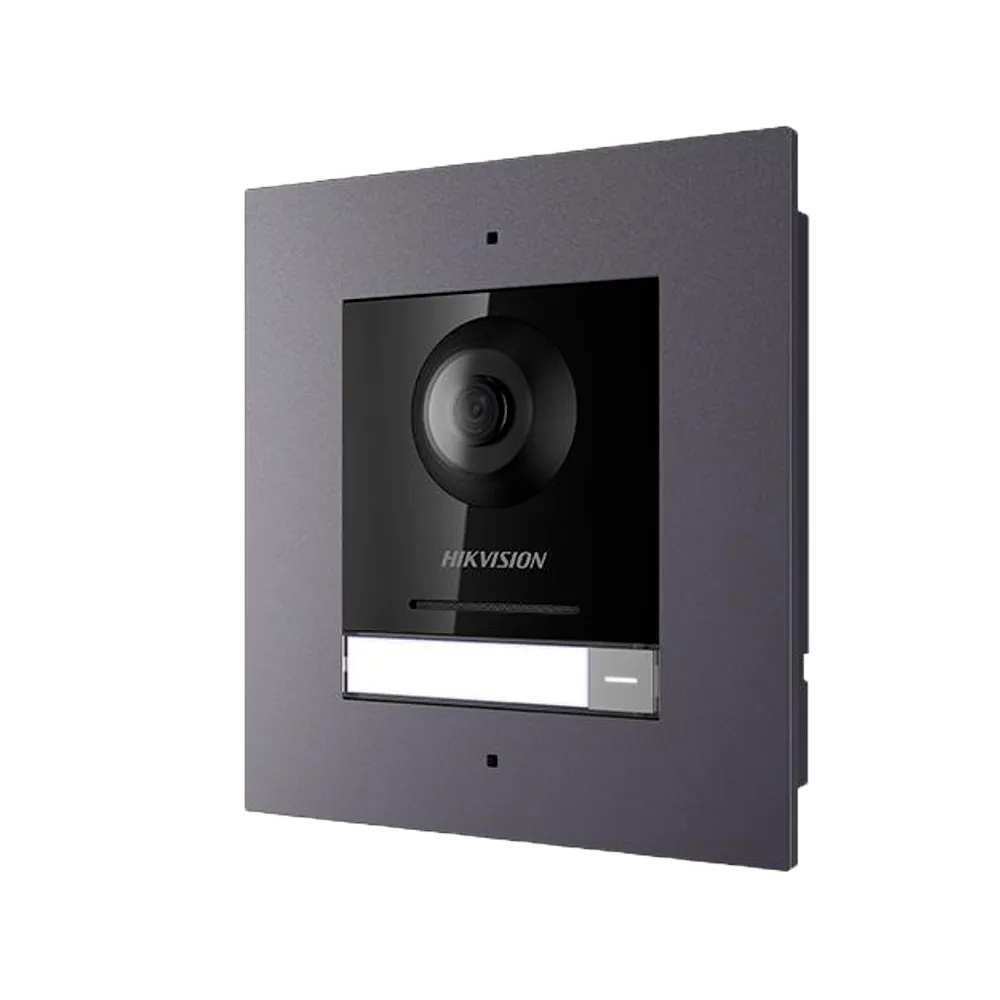 Placa videoportero IP Hikvision DS-KD8003-IME1(B)/Flush 2Mpx