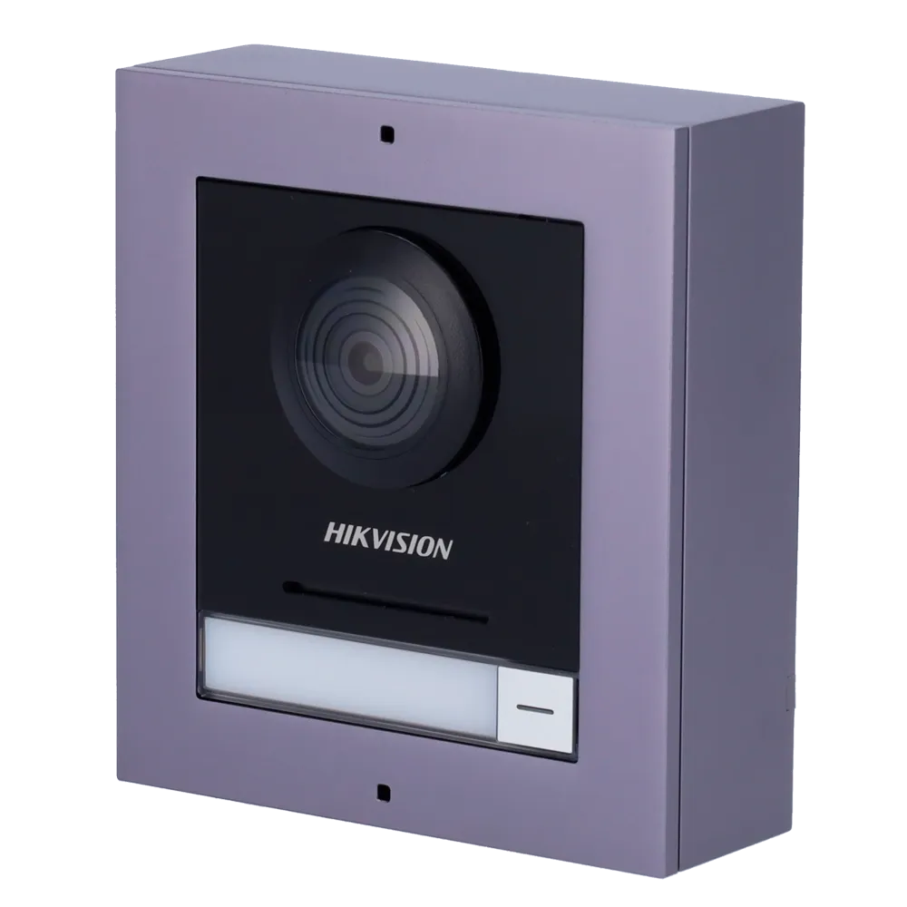 Placa Videoportero IP Hikvision DS-KD8003-IME1(B)/Surface 2Mpx