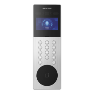 Placa videoportero - IP - empotrar - Hikvision - hasta 500 viviendas - Cámara 2 Mpx - sin WiFi, sin PoE - IP65 - Acceso MIFARE/Facial - Ref. DS-KD9203-ME6