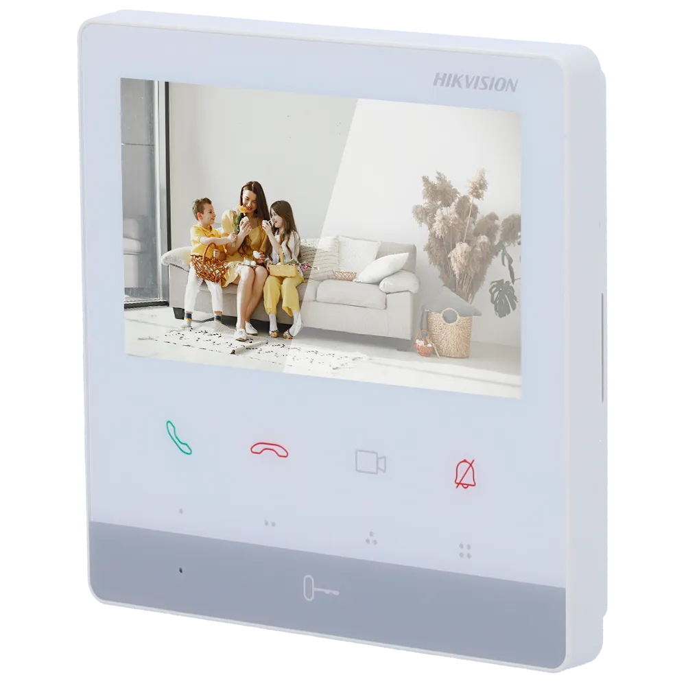 Monitor Videoportero 2 Hilos HD Hikvision DS-KH7100EY-E2/White