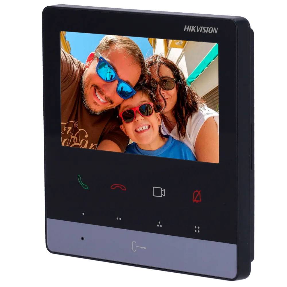 Monitor Videoportero Hikvision DS-KH7100EY-WE2 HD 2 Hilos 4.3"