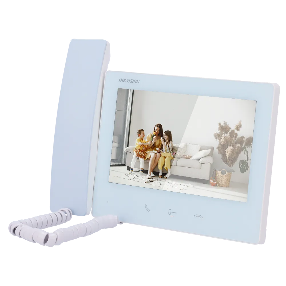 Monitor Videoportero 2 Hilos HD Hikvision DS-KH7300EY-THE2/White 7"