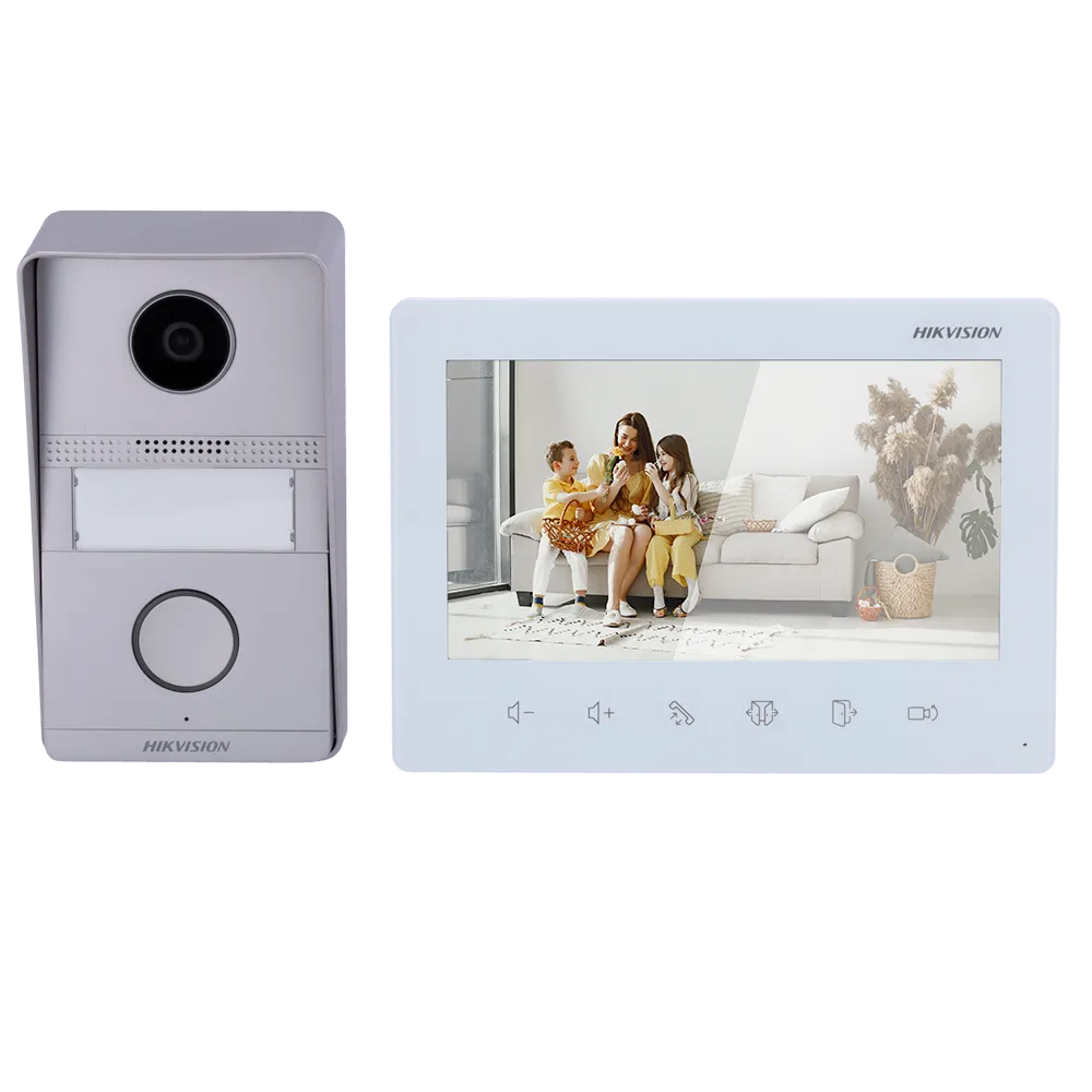 Kit Videoportero 2 Hilos Hikvision DS-KIS101-P/Surface
