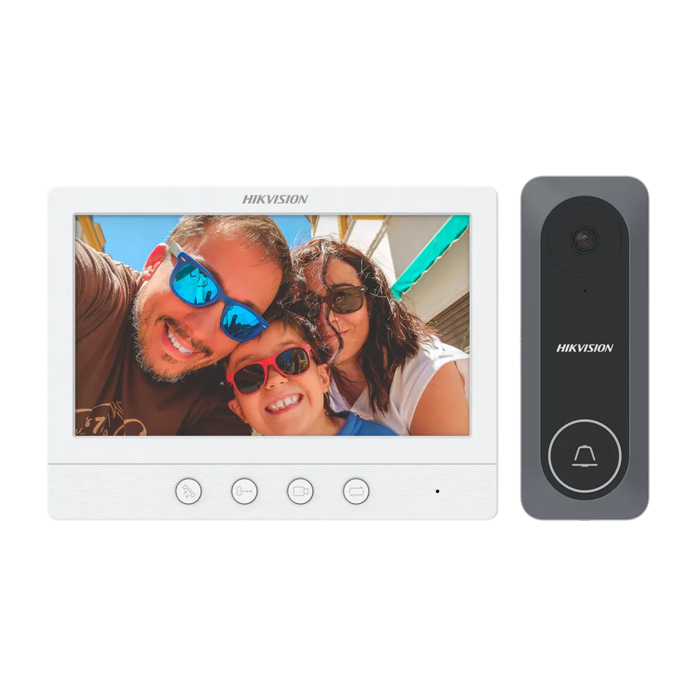 Kit Videoportero Analógico Hikvision DS-KIS212 2 Hilos