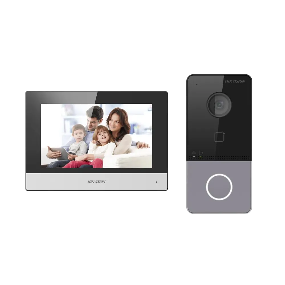Kit Videoportero IP WiFi Hikvision DS-KIS603-P(C)