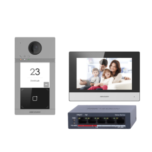 Kit Videoportero IP WiFi PoE Hikvision DS-KIS604-S(C) - Relés
