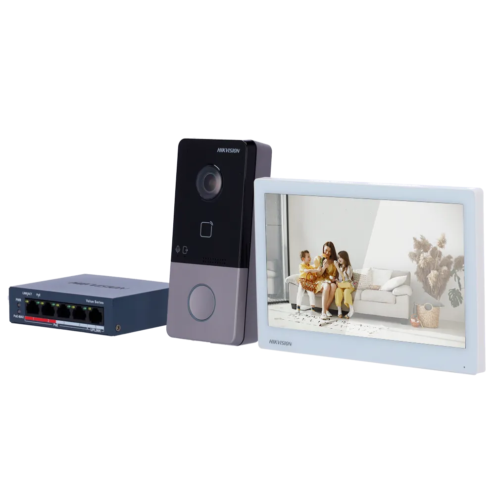 Kit Videoportero IP WiFi PoE Hikvision DS-KIS607-S