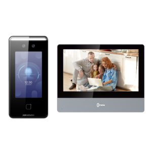 Kit Videoportero IP WiFi Hikvision DS-KIS901-P - Reconocimiento facial