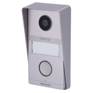 Placa videoportero - 2 hilos - superficie - Hikvision - Cámara 2 Mpx - sin WiFi, sin PoE - IP65 IK07 - Ref. DS-KV1101-ME2/Surface