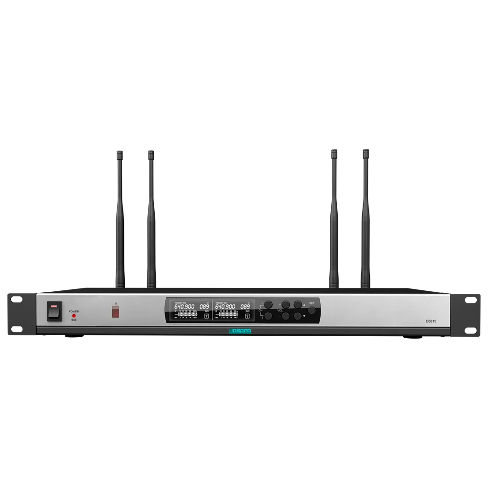 Micrófono megafonía DSPPA D5815 sistema UHF inalámbrico
