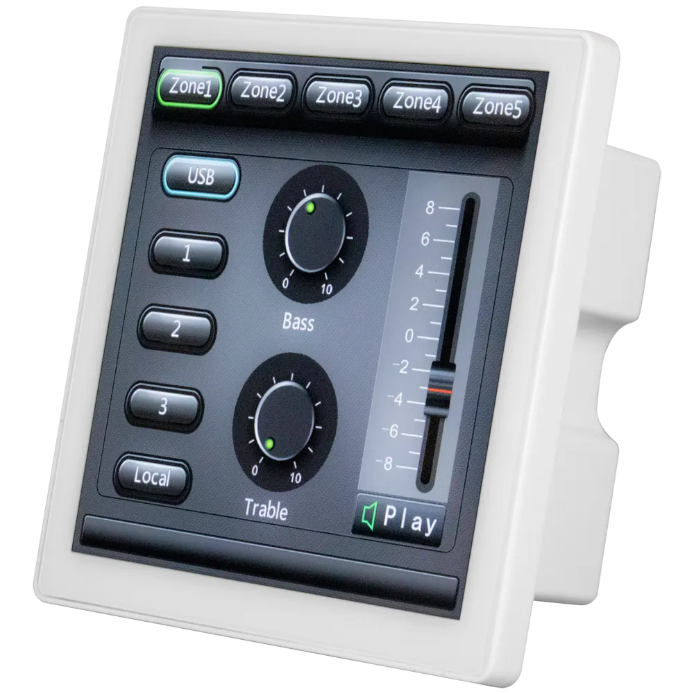 Panel Control Megafonía DSPPA MAG505C 5 Zonas Matriz
