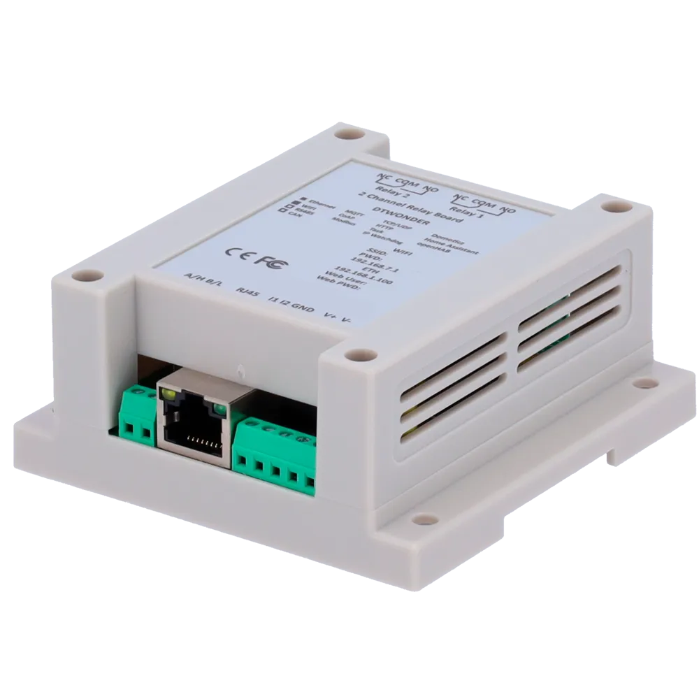 Módulo Relé Ethernet DT-R002 MQTT Modbus IoT Domótica
