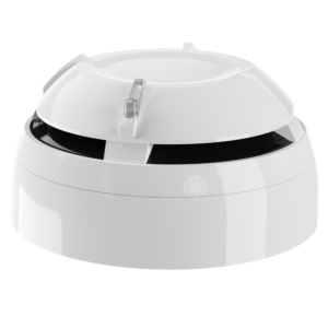 Detector de humo óptico vía radio - Diseño de cámara de humo patentado - Marca Hochiki (EK-WL8-O)